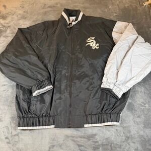 Vintage MLB Chicago White Sox First Pick Jacket Full Zip Retro Mens Extra Large